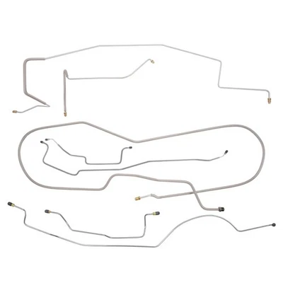 Fits 1978-1979 2wd Dodge Ramcharger Complete Brake Line Kit Set Tubes Stainless - Image 1 of 4