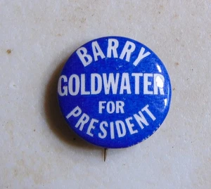 Barry Goldwater 1964 campaign pin button political - Picture 1 of 2
