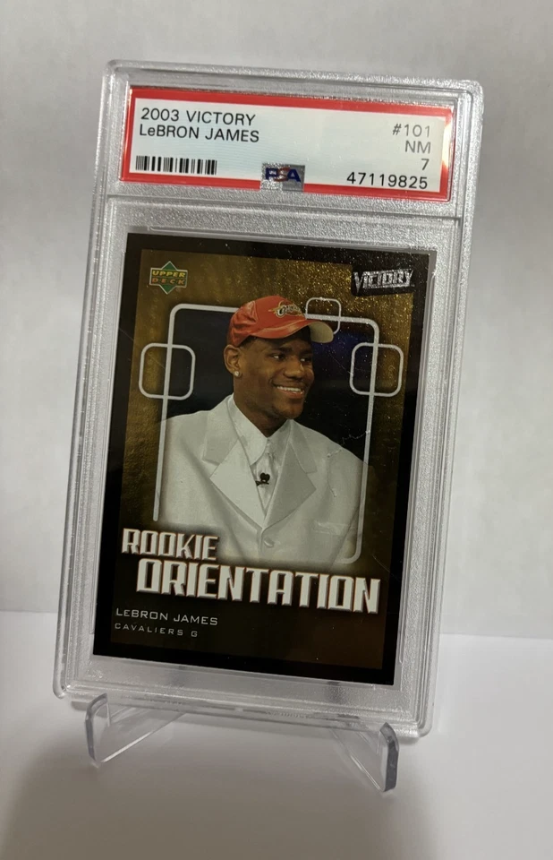 2003-04 Upper Deck Victory 新秀定向 #101 勒布朗詹姆斯 PSA 7 RC — 第 1/1 张图片
