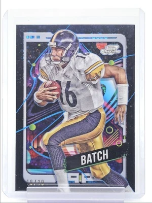 CHARLIE BATCH 2024 TOPPS COSMIC CHROME BLACK ECLIPSE PITTSBURGH 10/10 Q0902 - Image 1 of 2