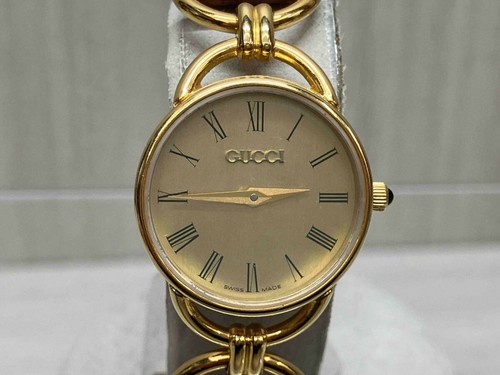 Orologio GUCCI 6000.2.L donna usato cassao quarzo mis 2 cmntura cintu pel contola