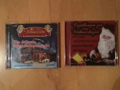 2x CDs: „Die biblische Weihnachtsgeschichte“ + „Erzählungen zur Weihnachtszeit“ - Bild 1 von 4
