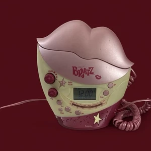 Bratz MGA Lips Radio Telefon Spielzeug Vintage authentisch Radio funktioniert mit funktionierendem Kabel 2005 - Bild 1 von 2
