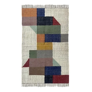 Indian Modern Entryway Rug 2.5x4 ft Handmade jute Flatwoven Bedside Balcony - Picture 1 of 5