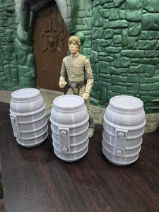 3x Custom Black Series Star Wars Space Barrels Diorama GI Joe Acid Rain 6 pulgadas - Imagen 1 de 3