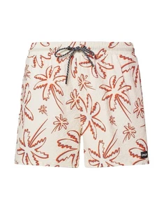 Oakley Men's M WHITE Hawaiian Deco Palms Hydrolix Textured Beach Swim Shorts - Picture 1 of 10