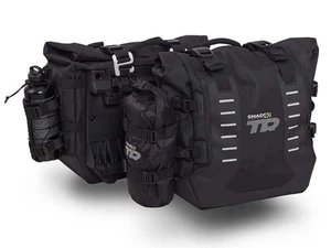 SHAD TR40 Motorcycle Panniers 32L Waterproof Pair Adventure Saddlebags Sidecases - Picture 1 of 21