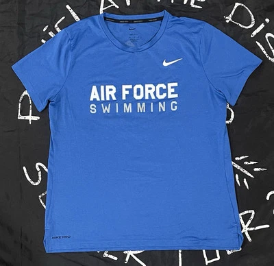 Nike Pro Dri-Fit Academia de la Fuerza Aérea de los Estados Unidos Halcones Natación NCAA USAFA Med Foto 1 de 4