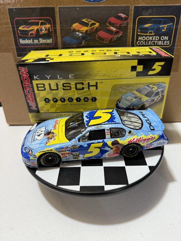 Kyle Busch #5 Kellogg’s Ice Age 2 esquema de pintura especial 2006 1/24 Nascar diecast Foto 1 de 4