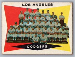 1960 Topps - 1st Series Checklist Los Angeles Dodgers #18 - VG (No creases) - Bild 1 von 2