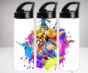 Pooh and Friends Inspired 20 oz Stainless Steel Insulated Water Bottle - Picture 1 of 1