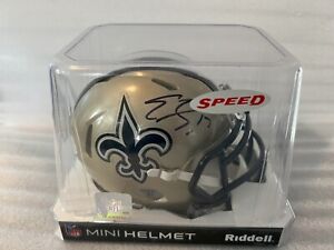 Emmanuel Sanders Signed Mini Helmet Beckett Autograph New Orleans Saints