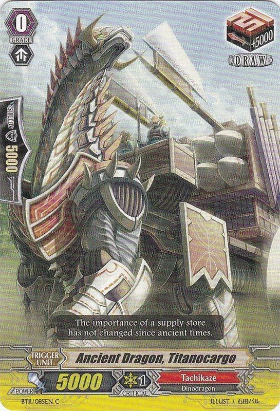 4 x Ancient Dragon, Titanocargo - BT11/085EN - C Near Mint / Mint, English - Image 1 of 1