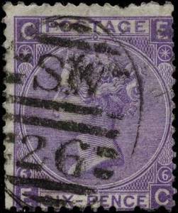 Gran Bretaña 1867 sellos definitivos USADOS SG 104 CV $143.00 170708069 - Imagen 1 de 1