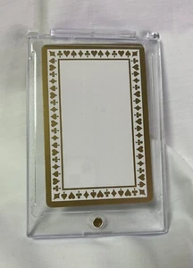 Tiffany Spielkarte in Vitrine Zubehör vier Schläger Neu - Bild 1 von 7