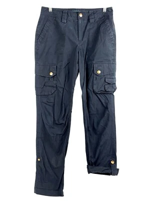 Брюки-карго женские Lauren Ralph Lauren 4 черные с 7 карманами универсальные военные 30x30"" - Изображение 1 из 4