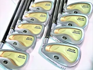 Gold Back Face 9oc HONMA BERES MG703 R-FLEX IRONS SET JP Model Golf NWO - Picture 1 of 9