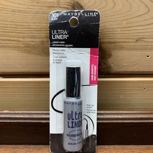 Maybelline Ultra Liner Waterproof Liquid Eye Liner BLACK 301 - Picture 1 of 2