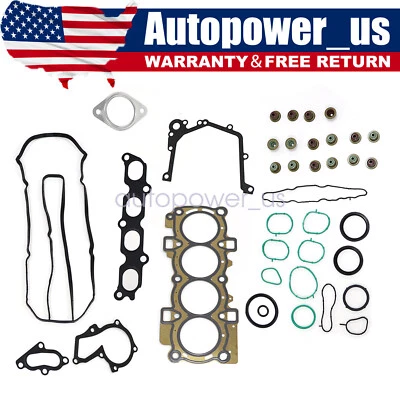 头部垫片套装适合 2011 2012 2013 2014 2015 年 2016 福特嘉年华 1.6 升 L4 DOHC TIVCT — 第 1/4 张图片