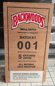 Backwoods Small Batch No. 001 Rare LIMITED EDITION Collectible (EMPTY BOX) - Picture 1 of 7