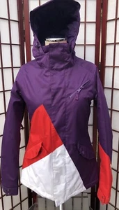 Special Blend First Chair Last Call  Womens XS Snowboard Ski Jacket Purple Red - Picture 1 of 10