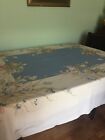Beautiful Antique Table Cloth 77 X 61"