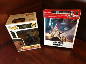 Star Wars Rise of Skywalker(4K+Blu-ray-NoDigit)Digibook+Finn Funko Pop-Free S&H! - Imagen 1 de 8