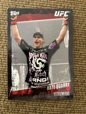 2010 Topps UFC Series 4 Onyx /188 Nate Quarry Nathan Quarry #29 - Image 1 of 4