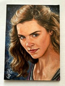 HARRY POTTER ORIGINAL SKETCH CARD JASON POTRATZ JACK HAI EMMA WATSON HERMIONE 