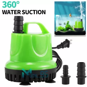 12W Submersible Water Pump Aquarium Fountain Fish Tank Pond Clean Dirty Filter - Picture 1 of 18
