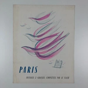 Type specimen leaflet Fonderie Typographique Français Paris & Flash Crous-Vidal - Picture 1 of 5