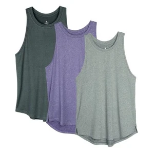 Women's Racerback Workout Tank Tops - Athletic Yoga Tops Running Exercise Gym... - Picture 1 of 8