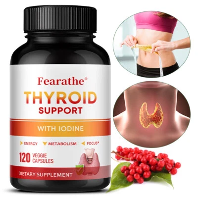 FEARATHE Apoyo para la tiroides: promueve la salud y el metabolismo de la tiroides