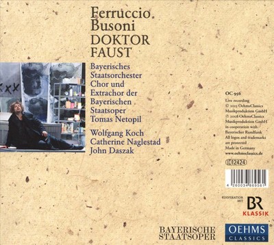 BUSONI: DOKTOR FAUST NEW CD