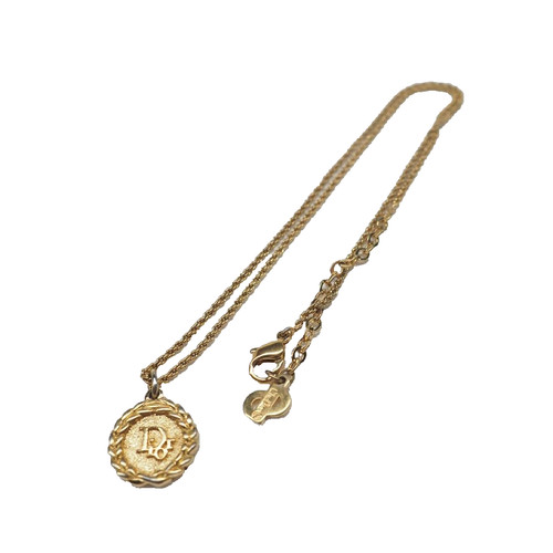Collana Cerchio Logo Christian Dior Oro Donna