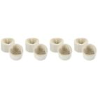  8 Pcs Mothers Day Fondant Molds Candles for Cake Heart Shaped Silicone Pan