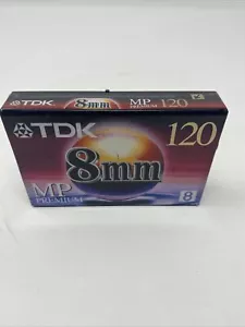 Nastro vuoto TDK 8 MP Premium 120 minuti nuovo sigillato - Foto 1 di 4