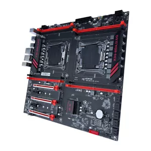 Intel X99 Dual Motherboard LGA 2011-3 Support E5 V3/V4 8 Channels DDR4 M.2 NVME - Picture 1 of 11