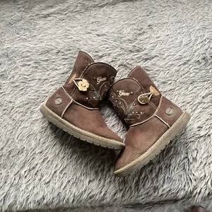 Mädchen 28 Winterschuhe Geox Lederstiefel Winterstiefel - Bild 1 von 1