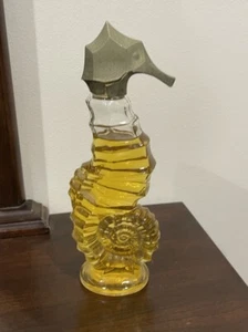 Vintage Avon Sea Horse Skin-So-Soft Bath Oil Decanter 6 Fl Oz Bottle - 80% - Picture 1 of 6