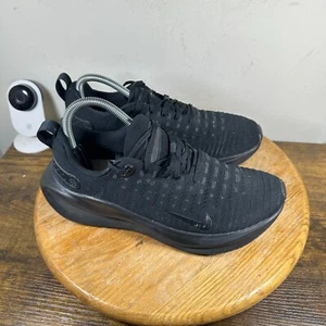 Nike ReactX Infinity Run 4 Men's Size 9 Triple Black Shoes Sneakers DR2665-004 - Picture 1 of 9