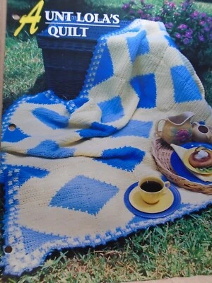 Annie's чердак тетя Лола крючком узор листок лоскутное одеяло и афганский клуб - Изображение 1 из 2