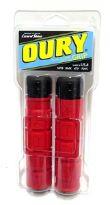 Oury Dual Lock On Grips, Bonus Pack, Red - Picture 1 of 1