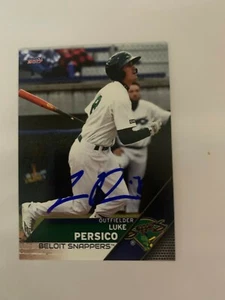 Luke Persico 2017 Signed Beloit Snappers Team Card - Picture 1 of 1