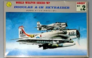 VTG. TSUKUDA HOBBY 1/72 W.W. SERIES-WP DOUGLAS A-1H SKYRAIDER w/ UPGRADED PARTS - Picture 1 of 13