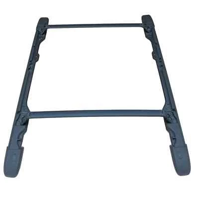 Chrysler Town & Country Dodge Caravan Roof Luggage Rack Rails Cross Bars BLACK - Image 1 of 4