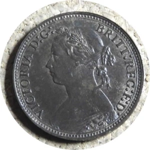 elf Great Britain Farthing 1878 Victoria - Picture 1 of 2