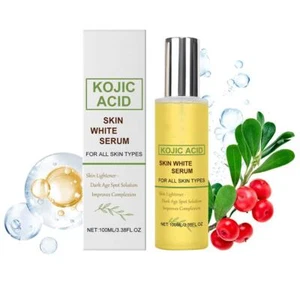 KOJIKOJIC ACID Skin Whitening Brightening Serum Bleaching/Spot Fade Cream - Picture 1 of 14