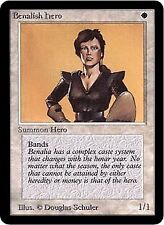 Magic MTG - Benalish Hero - Alpha - NMINT- - EN