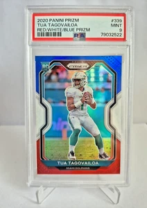 Panini Prizm 2020 Red/White/Blue RC Tua Tagoviloa Rookie Miami Dolphins NFL #339 - Bild 1 von 2
